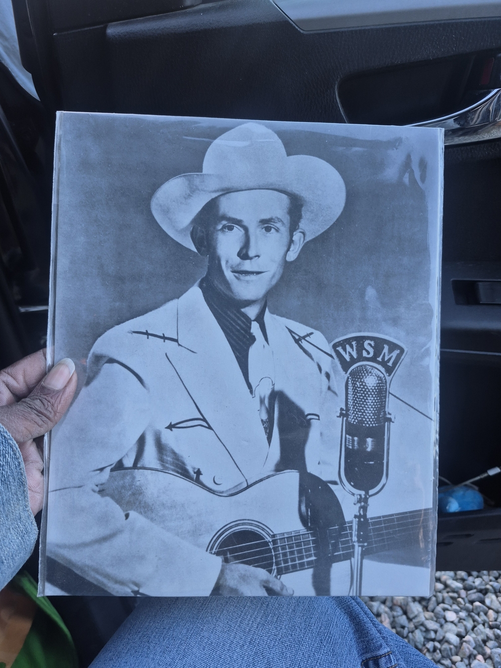 Black & White Vintage Country Music Photo Print - Unbranded